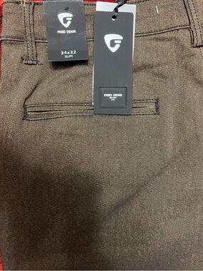 Fried Denim Slim Fit Chinos - Brown
